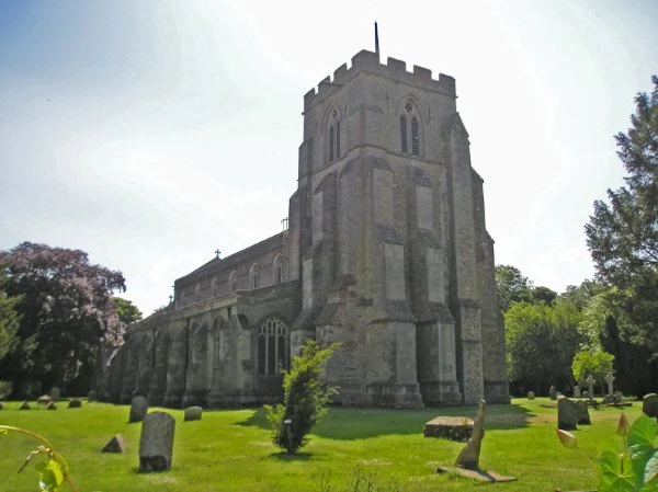 The impressive Church of The Holy Trinity at Basham