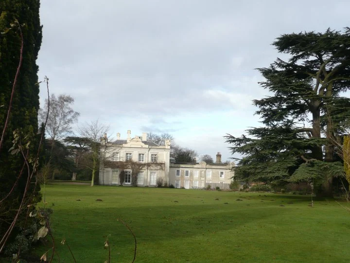 The impressive Theberton House