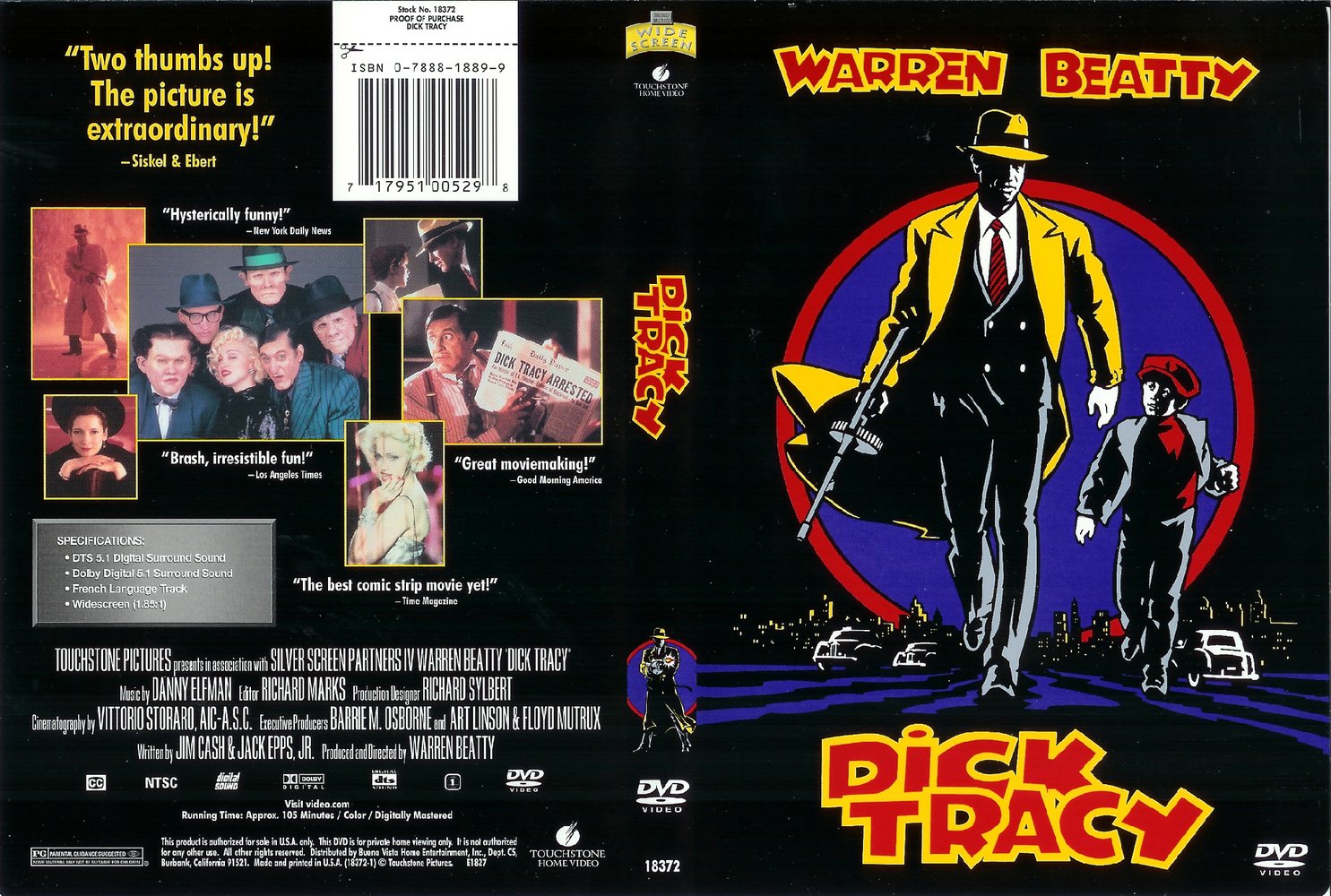 Dick tracy movie review new york times