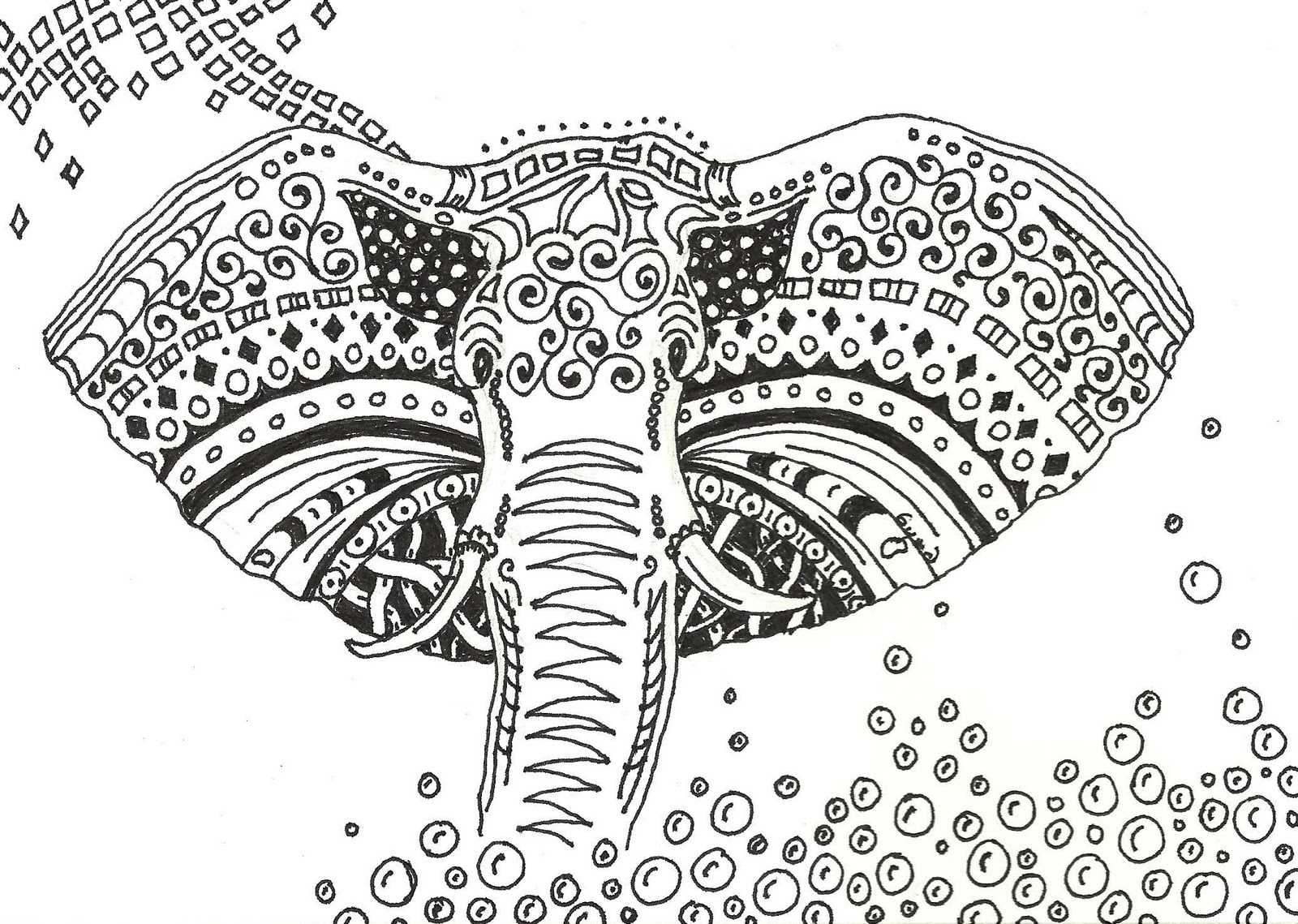 zentangle coloring pages free printable - photo #46