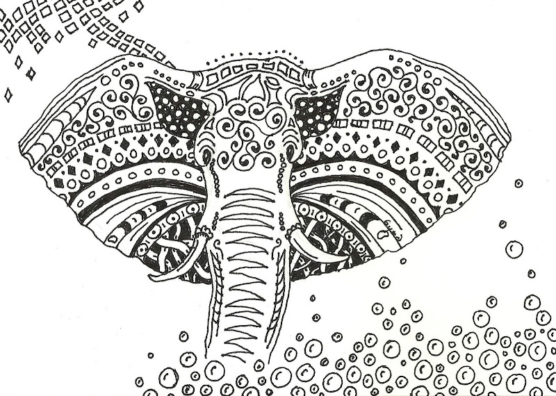 zentangle coloring book pages - photo #13