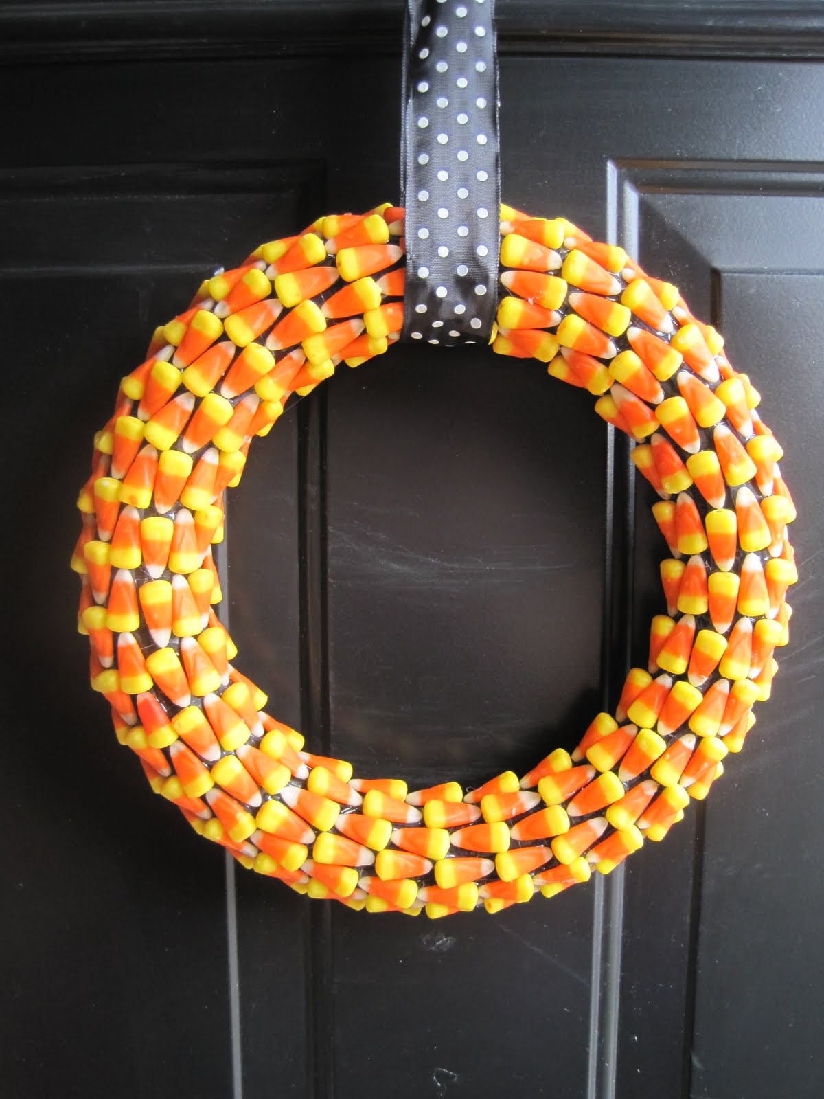 Candy Corn Wreath
 Bunch of Craft Candy Corn Wreath