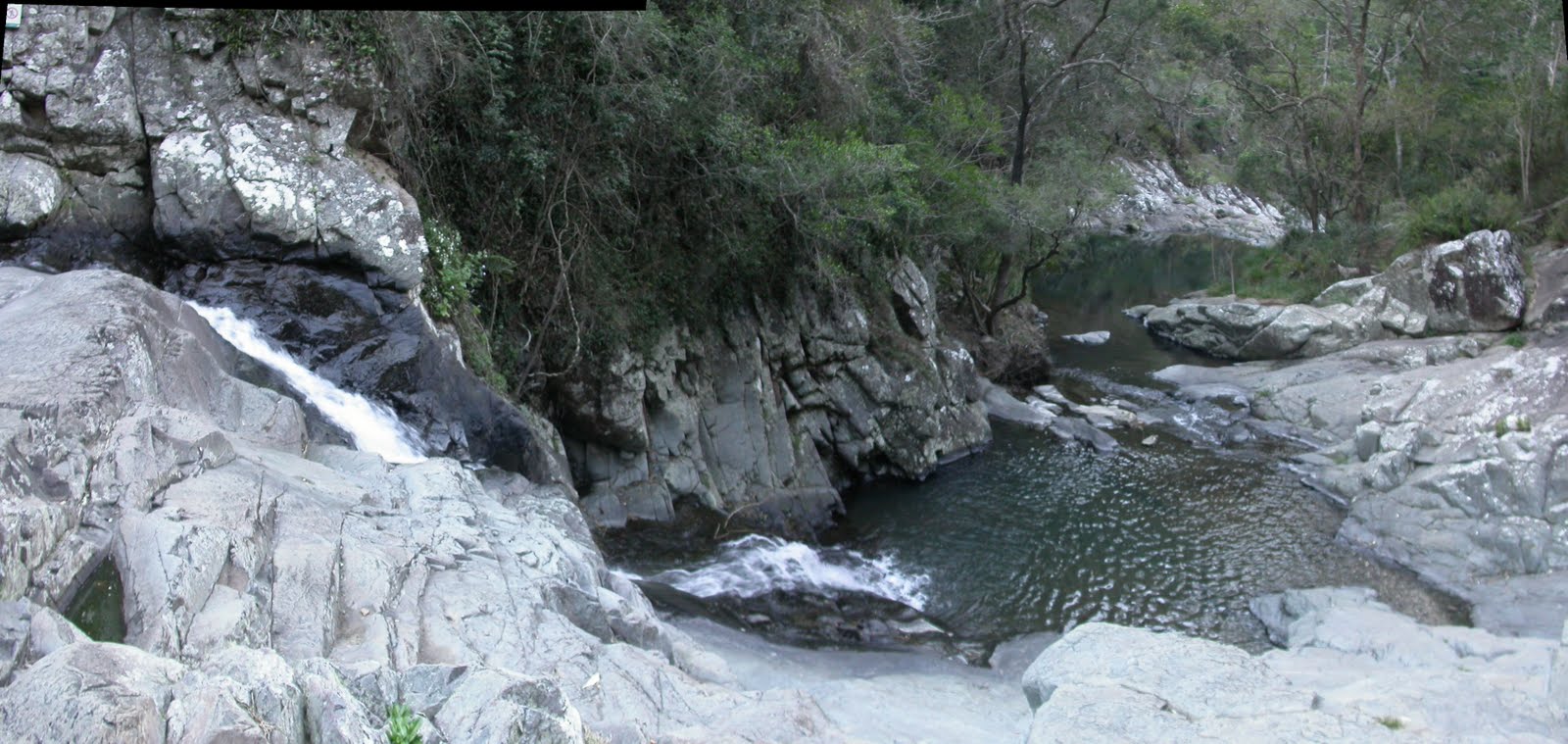 David & Faye's Travels in Australia Cedar Creek Waterfall and Rock