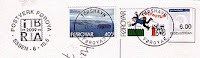 Faroe stamps - ATM Label