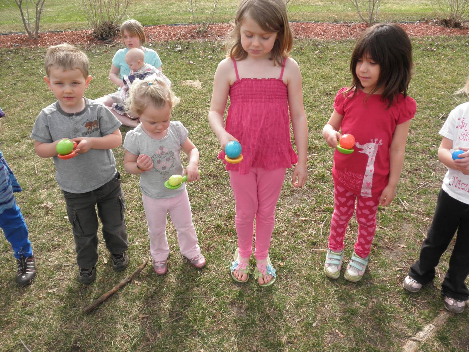 Daycare by Fran Easter Party Egg & Spoon Race and Other Games
