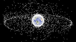 Nave nuclear para destruir la basura espacial