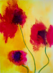 abstract watercolor wildflower painting brad rickerby contemporary flower watercolour paintings flowers wildflowers pastel daily 2009 painters ink oil paper 26th