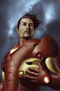 Review Iron Man Extremis Warren Ellis Adi Granov Splash Page Tom Cruise Tony Stark Helmet Marvel Cover Premiere Hardcover hc comic book