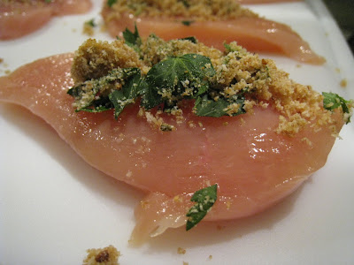 raw chicken with stuffing