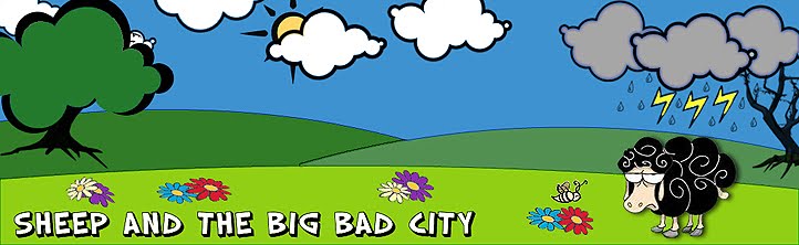 Sheep and the big bad city