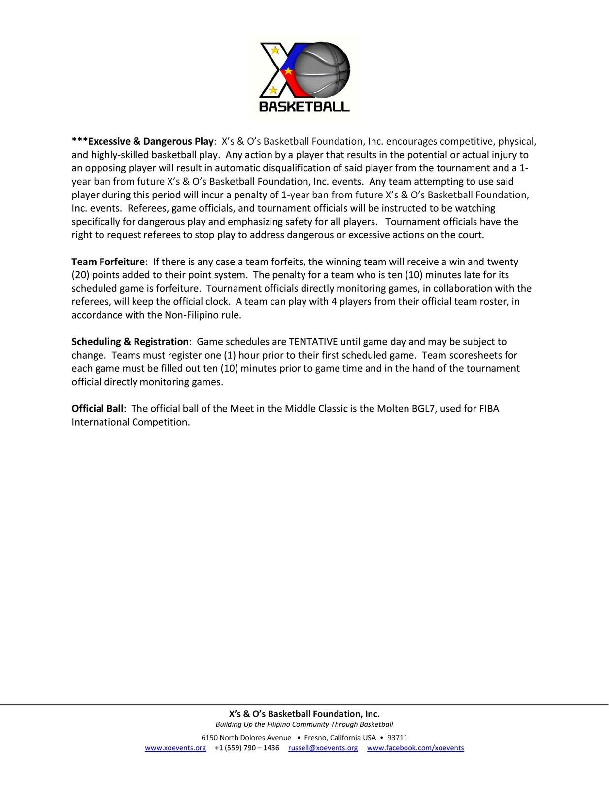 The Coach's Box by X's & O's Basketball Downloadable Tournament Forms