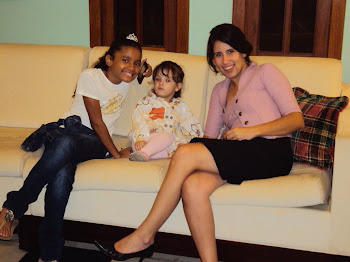 Eu, tia Carol e a mamãe