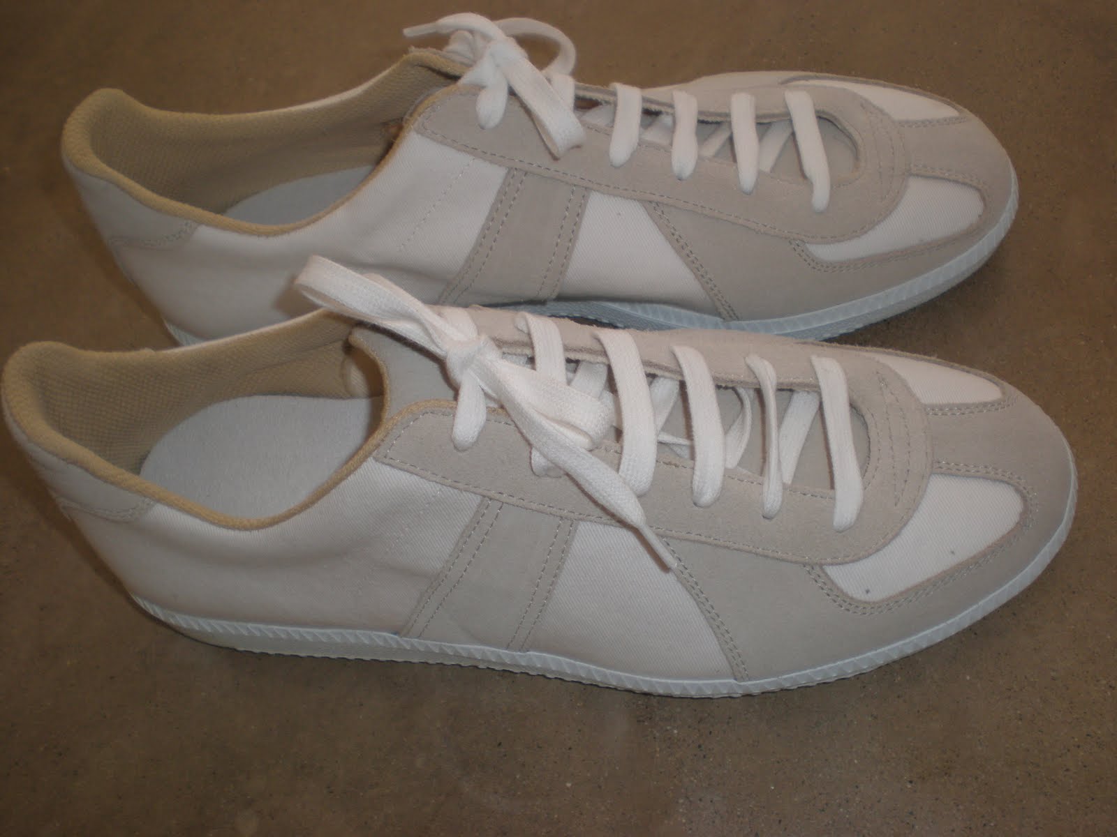 Jeremy Stanford / Tezla Shoes: BW-Sport German Army trainers in canvas