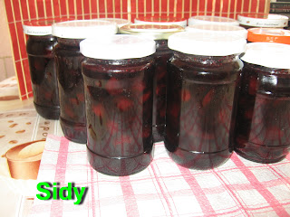 Dulceata de visine cu afine