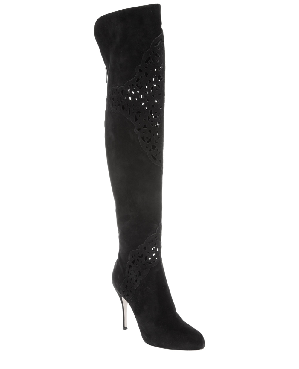 Over Knee Suede Boots by Gianvitto Rossi | Beauty Zone