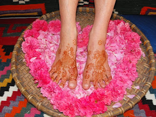 feet in roses