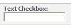 Textbox checkbox entry screen