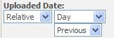 default values in the date field