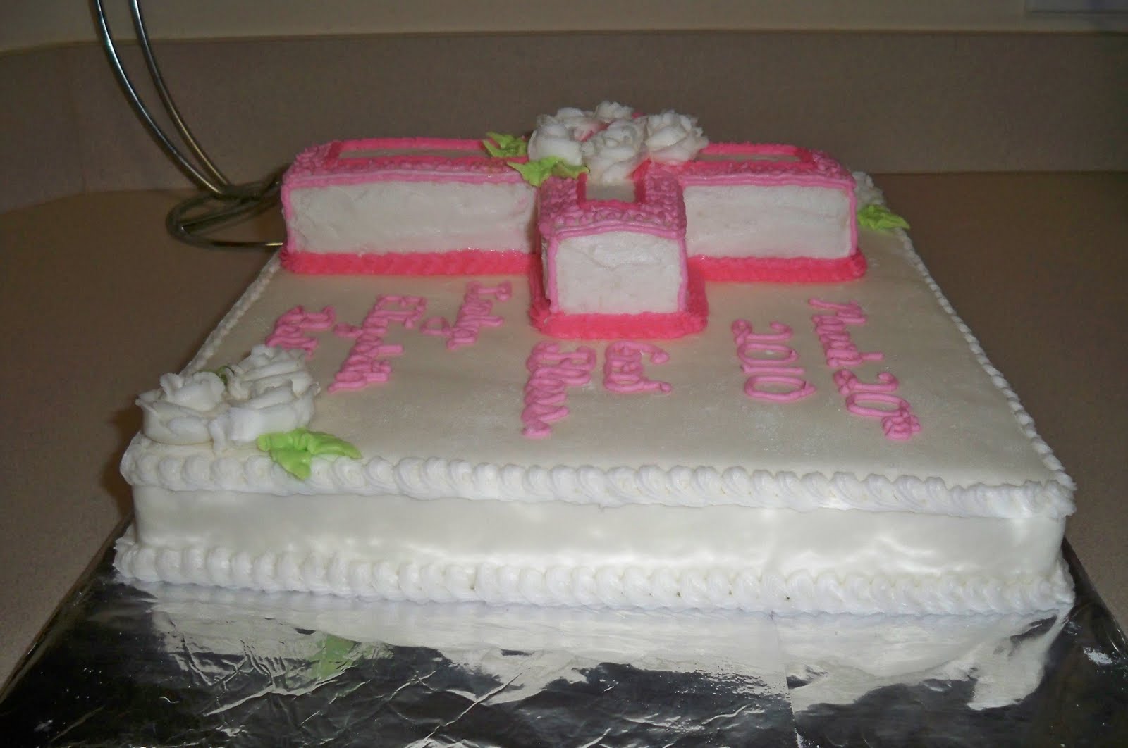 "Grace of Cakes": Christening Cake