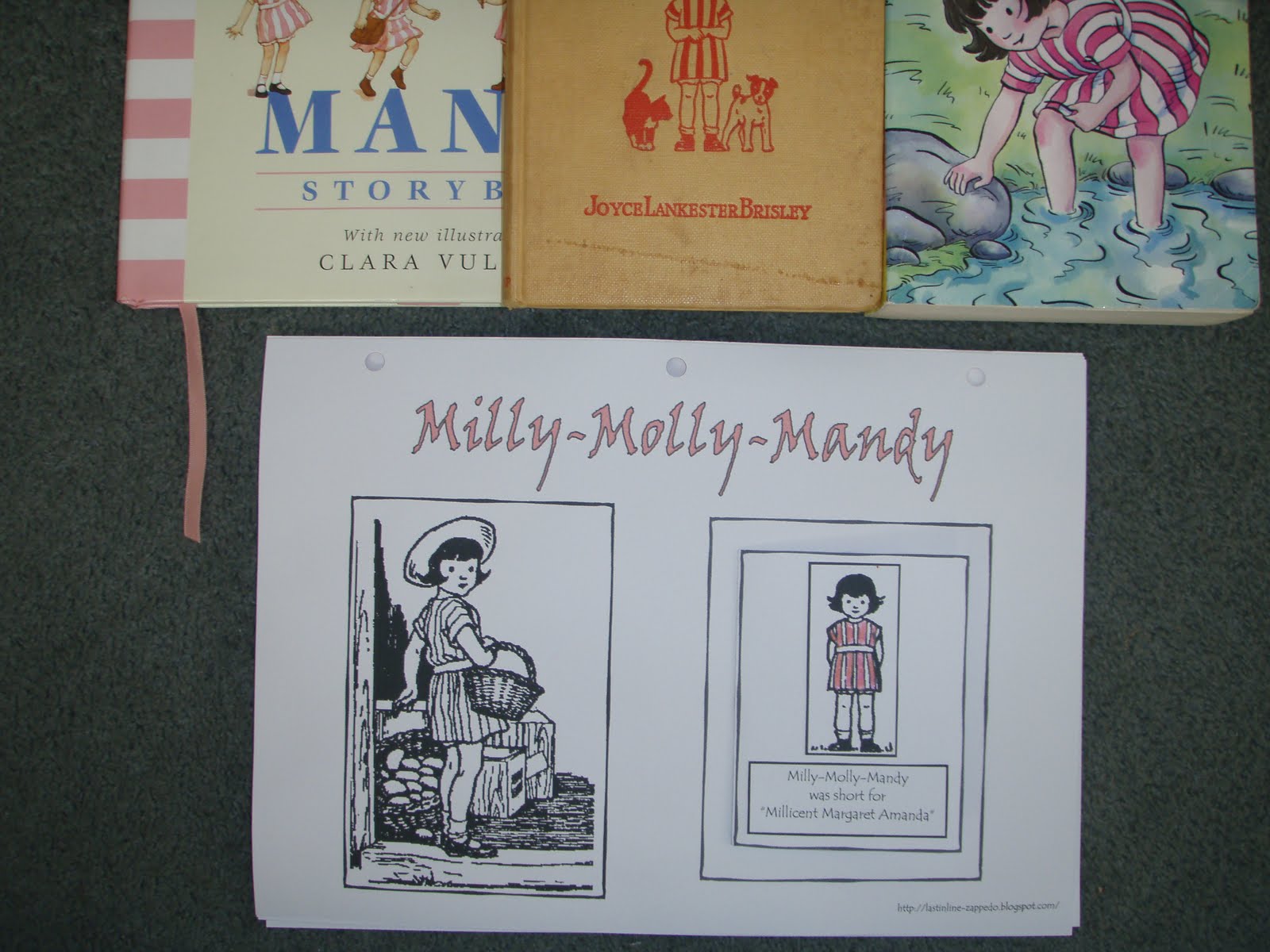 Last in Line...: Milly-Molly-Mandy Lapbook or Lapnotes, Crafts and ...