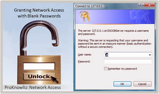 Unlock Network Access By Blank Password