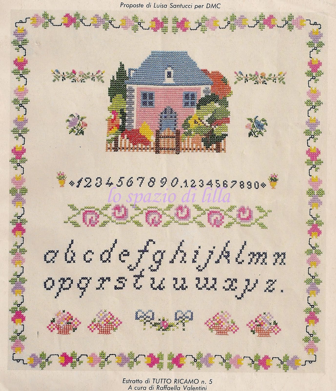 lo spazio di lilla L'augurio a punto croce per una nuova casa con schemi jpg (1377x1600)