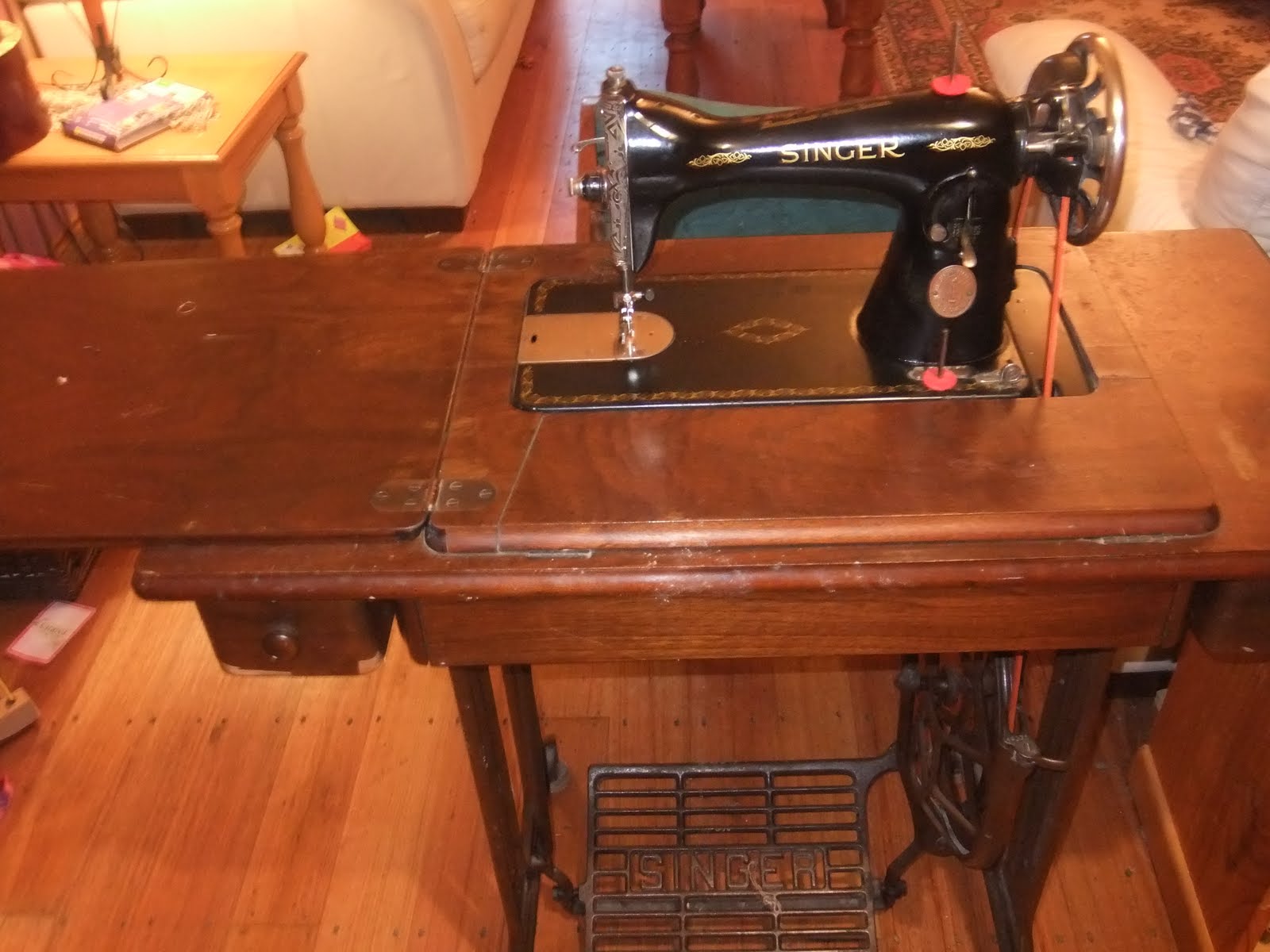 Cherished Hearts At Home Ye Olde Treadle Sewing Machine