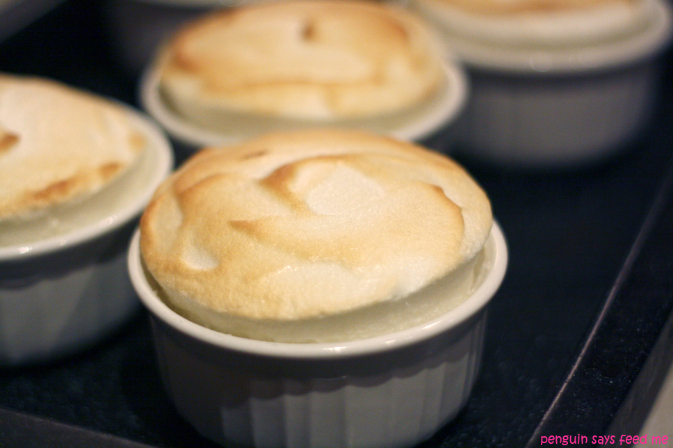 Penguin says Feed Me Lime Soufflés