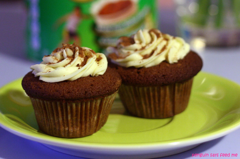 Penguin says Feed Me Milo Cupcakes with Condensed Milk Icing