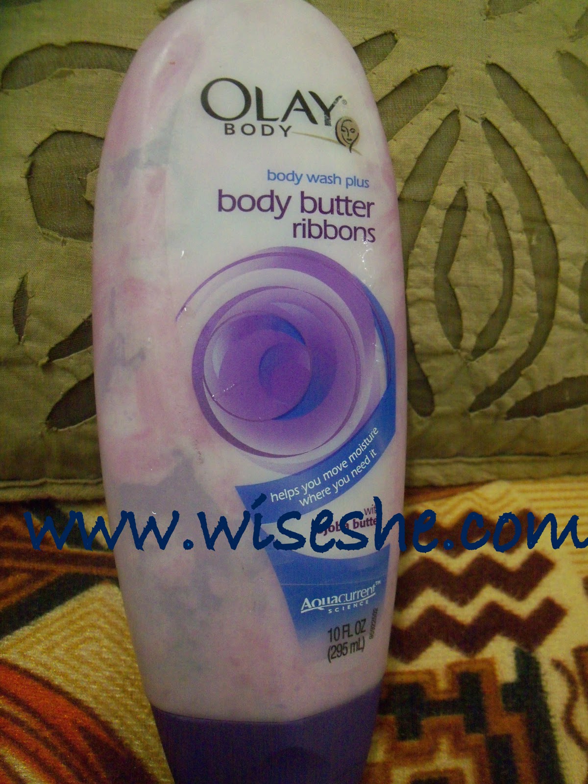 Olay body wash plus body butter ribbons with jojoba butter