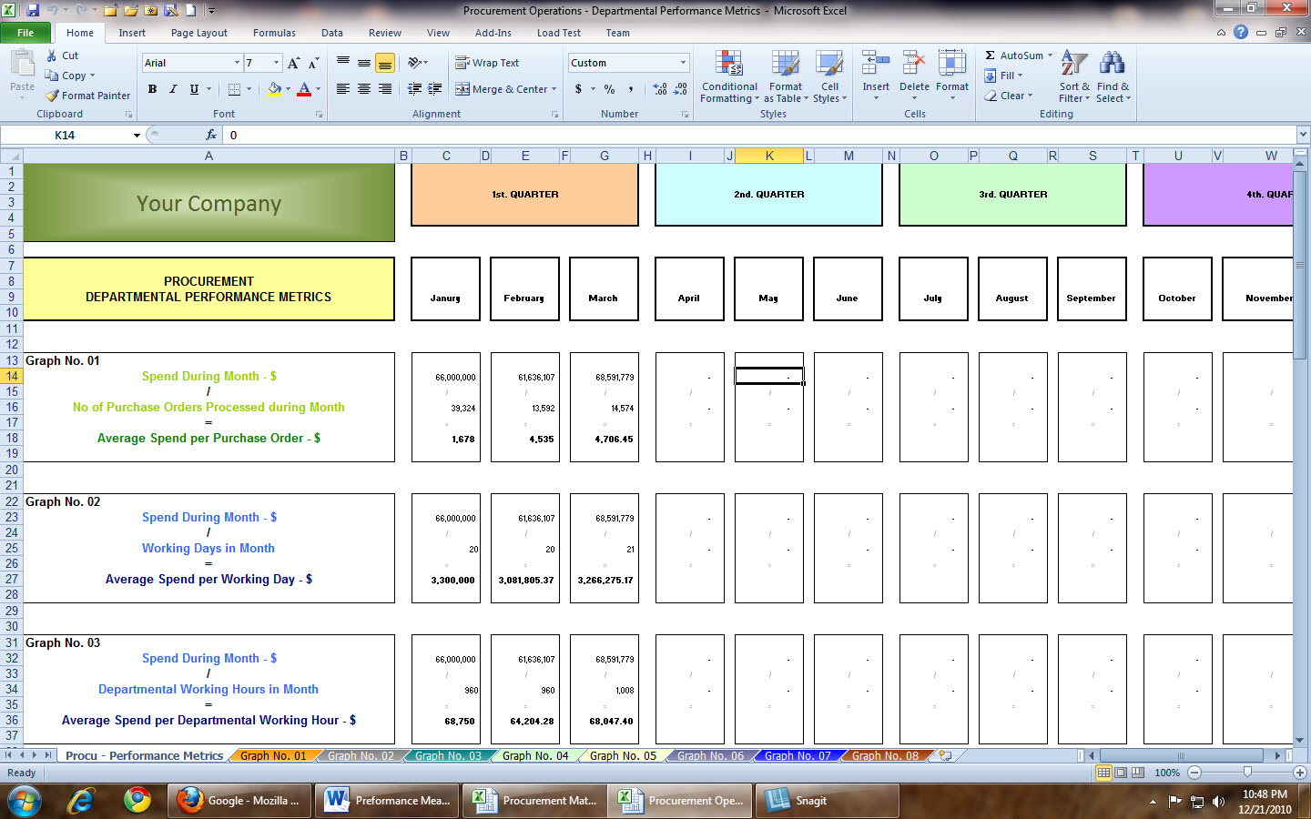 Excel in Supply Chain Supply Chain and Performance Measurement using