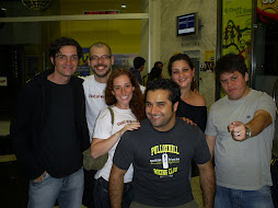 Warley Santana, Vitor Vargas, Carol Triguis, Luizinho Beltrame eu e..quem é aquela doida no fundo?