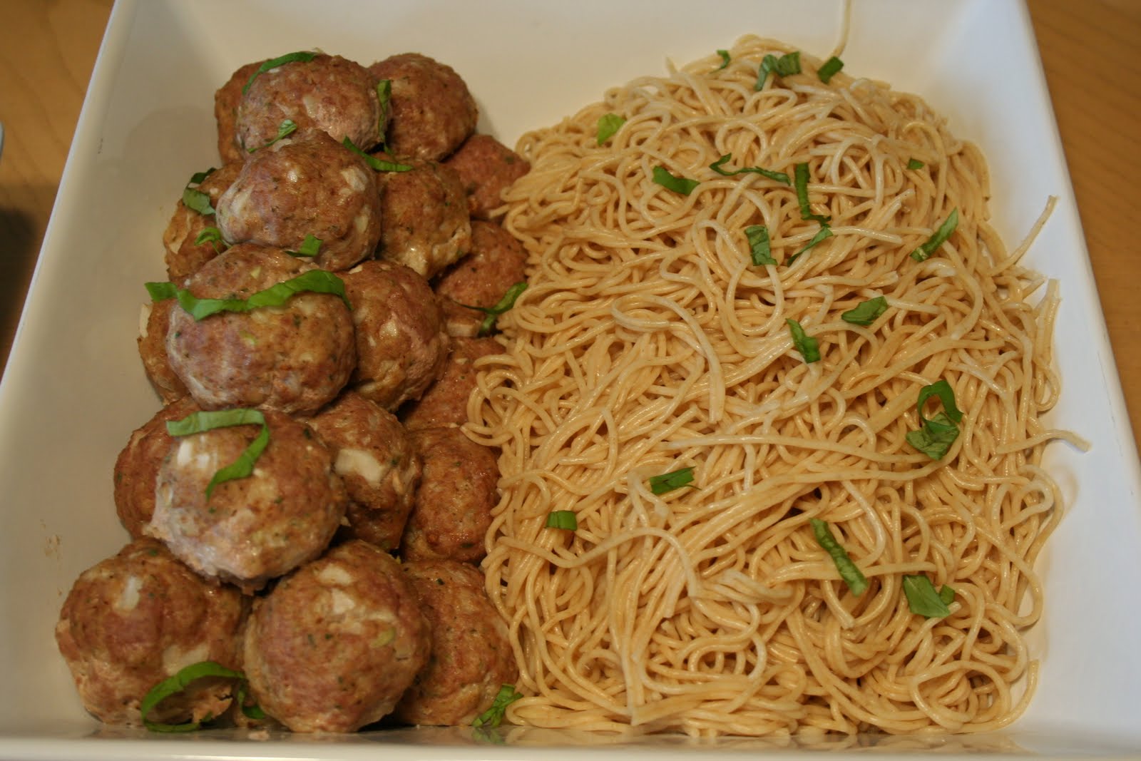 Janis Cooks: Cherry Tomato Meatballs, Spaghetti with Homemade Marinara ...