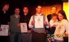 Entrega de los certificados, domingo 21 de septiembre de 2008, Mar del Plata, Sala Osvaldo Soriano