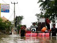Perahu rescue banjir Tong Olie