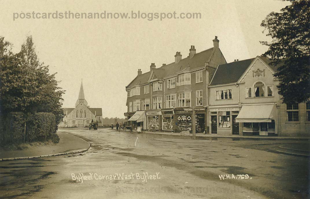 Postcards Then and Now West Byfleet, Surrey, c1912 and c1930