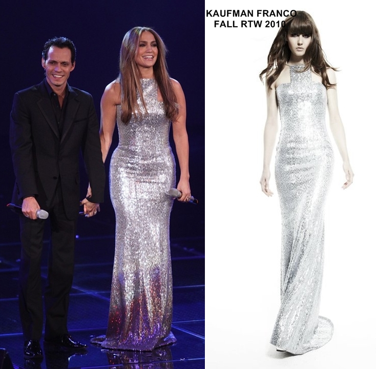 My Fashion Obsession: Jennifer Lopez in Kaufman Franco: Teleton 2010 TV ...