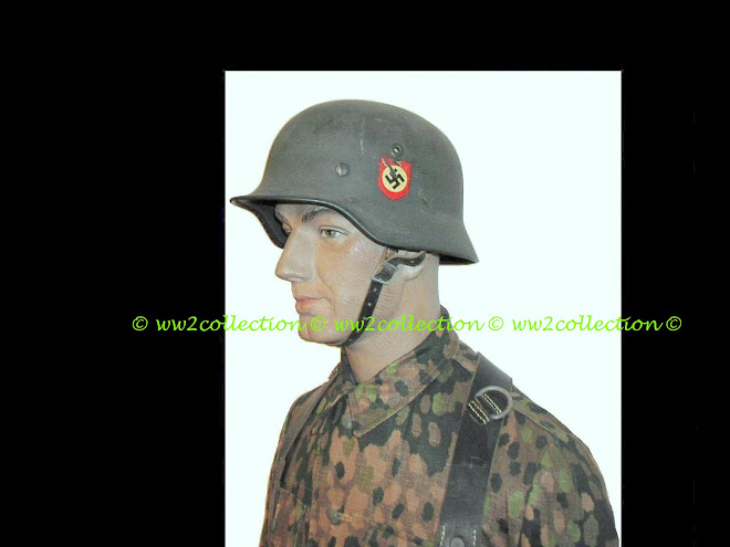 Waffen-SS Helmet M40 Double Decal field gray finish