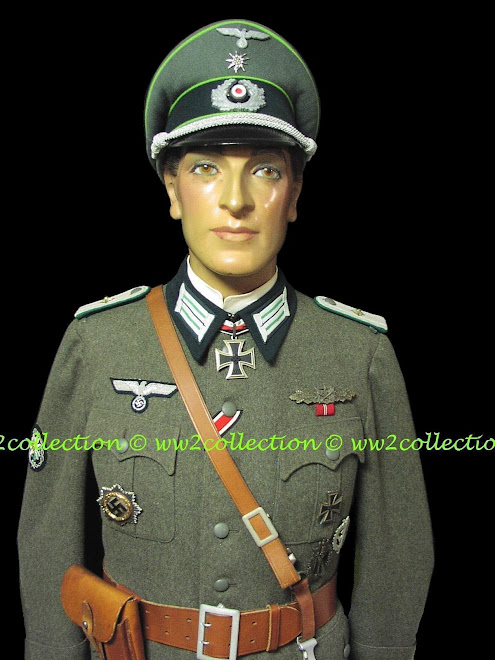 WW2 German Mountain Troops Officer Uniform and Visored Cap