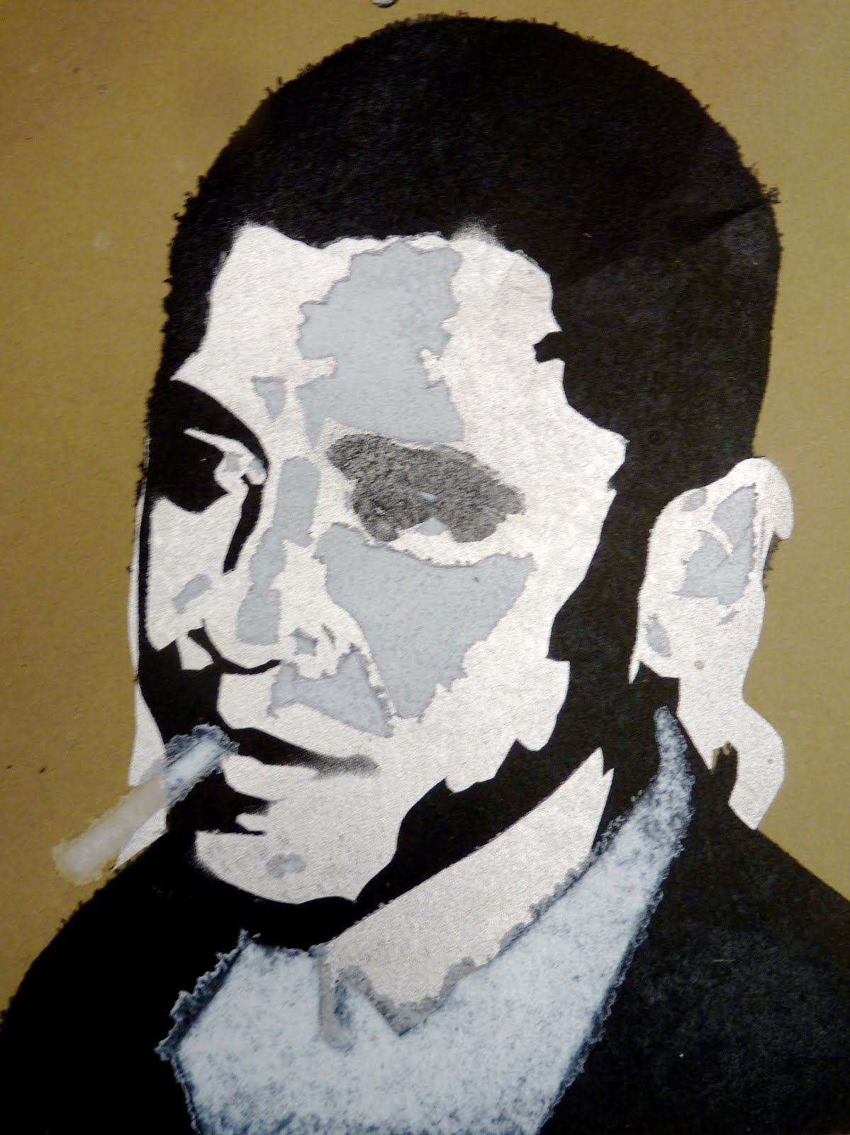 Seward High Art Multilayer Stencil Portraits