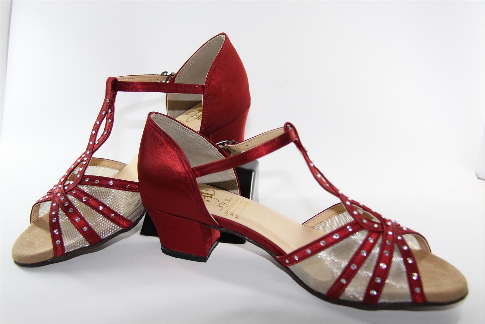 Bathe In Luxury: Red Bling Bling Heels