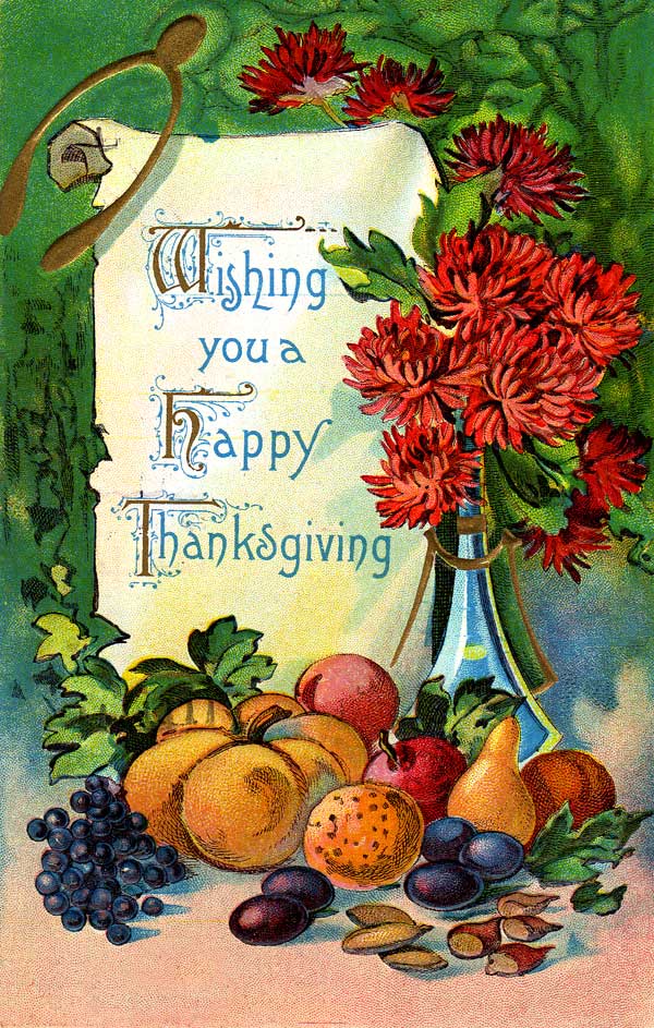 thanksgiving clip art free vintage - photo #16