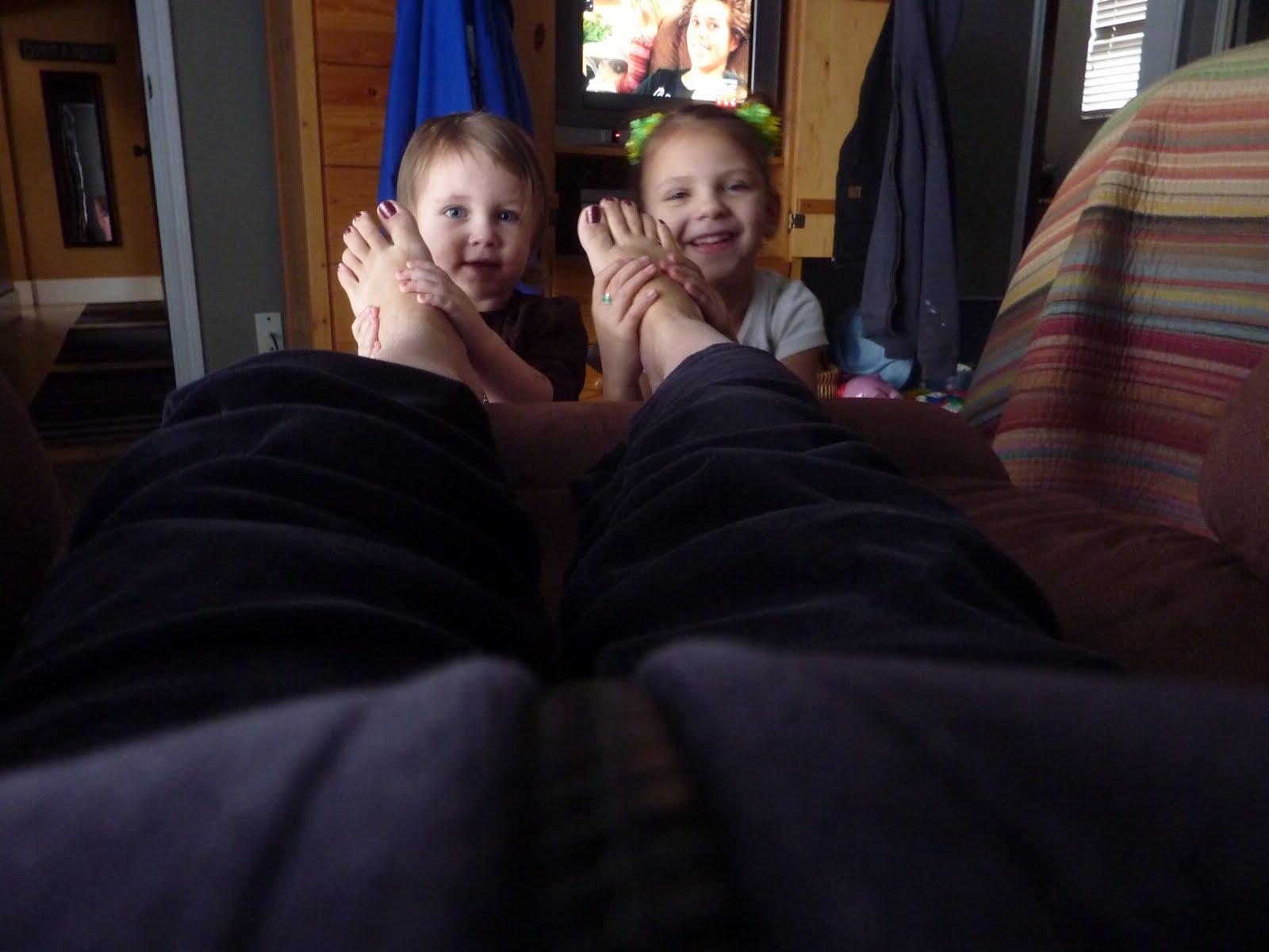 A Check Plus & a Foot Rub...