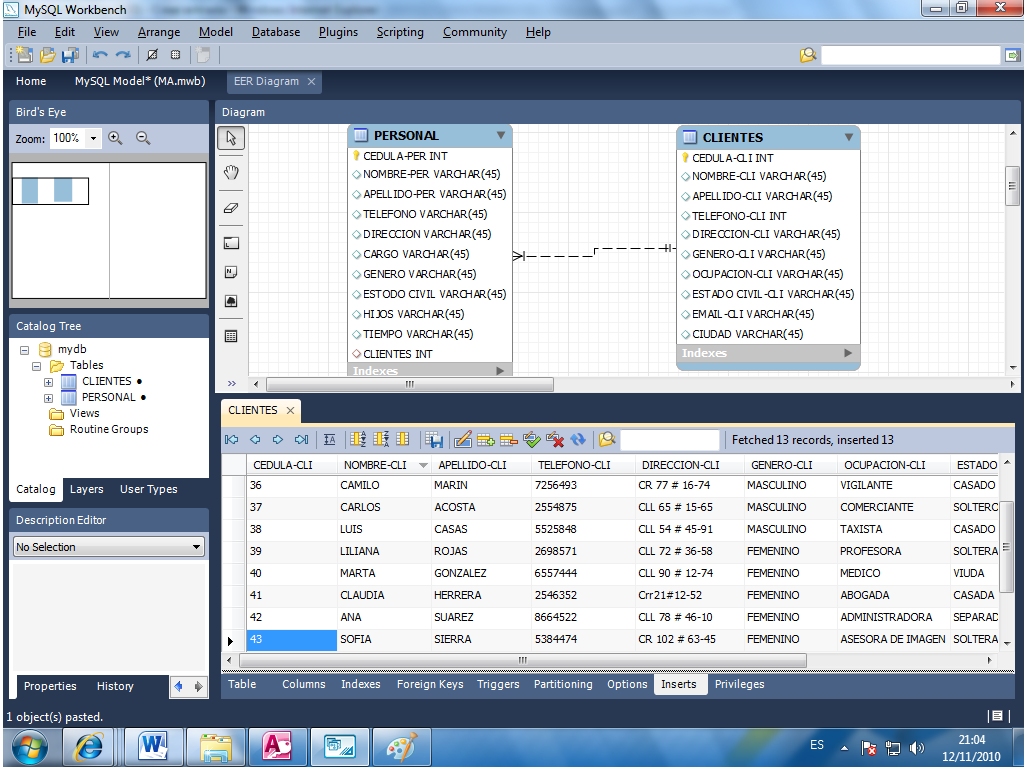 Gestion B.D1 Ejemplo Tabla De Access Gestion B.D1 Ejemplo Tabla De Access