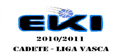 EKIALDE SASKIBALOIA 2010-2011 Cadete  - liga vasca