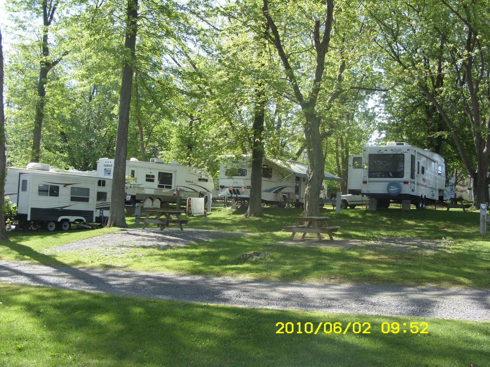 TB Teardrop Trailer Travels South Shore RV Park, Sodus Point, NY