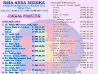 Jadwal Dokter Rumah Sakit Anna Medika Bekasi Utara