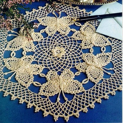 Irish Crochet Tablecloth - Free Patterns - Download Free Patterns