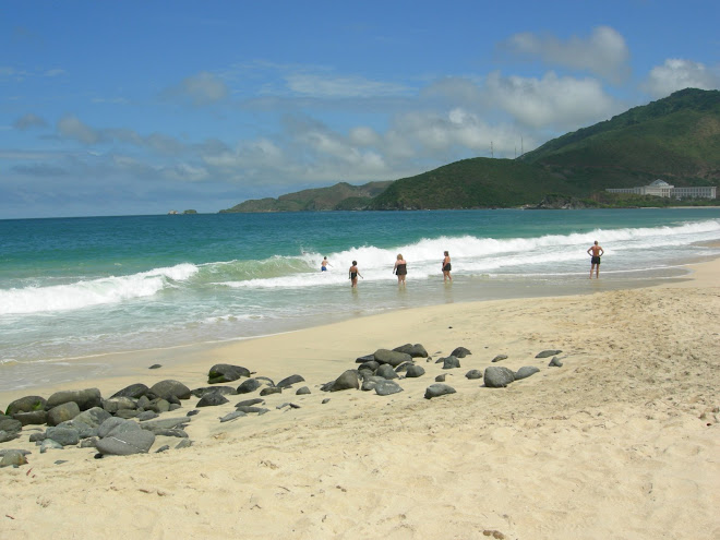 A beach on Isla Margarita, Venezuela.