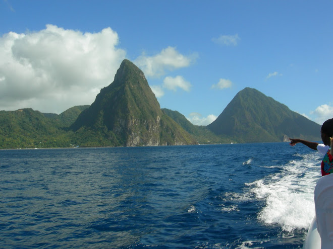 The Pitons at Saint Lucia